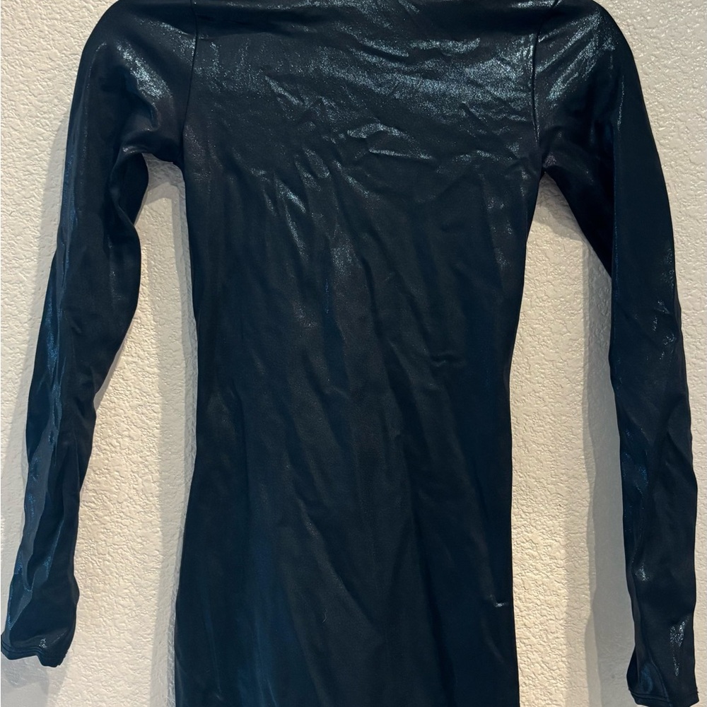 Elegant Black Long-Sleeve Dress